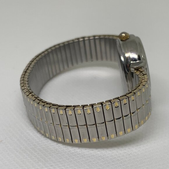 Vanity fair vintage women wrist watch date two tone 23mm quartz analog running - Picture 5 of 6